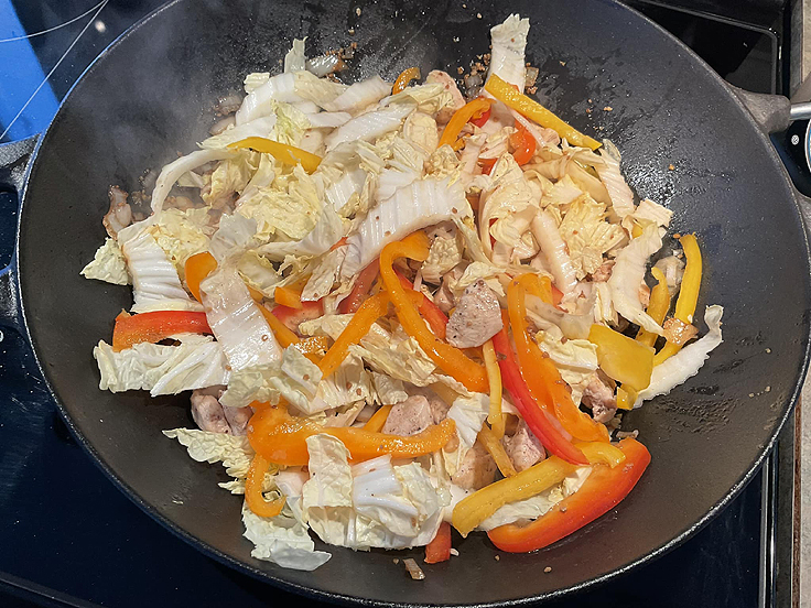 Chow Mein au Poulet