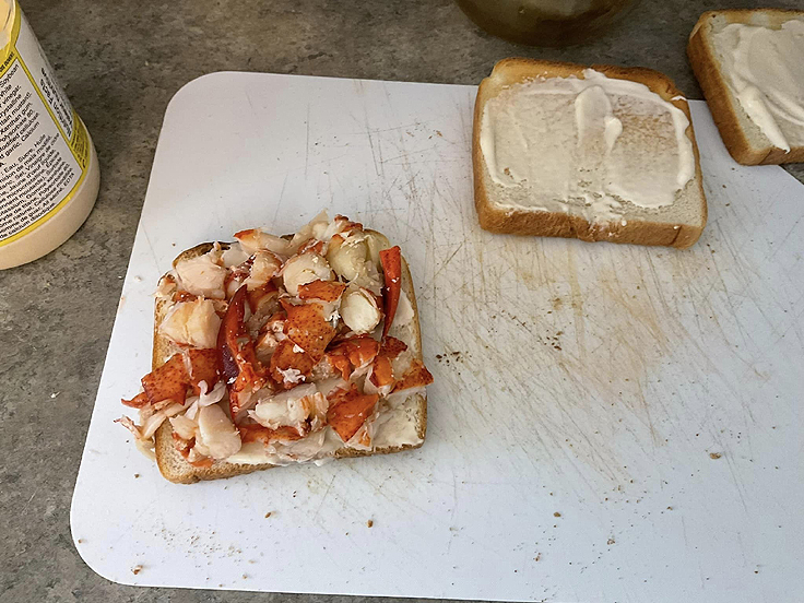 Club sandwich au homard