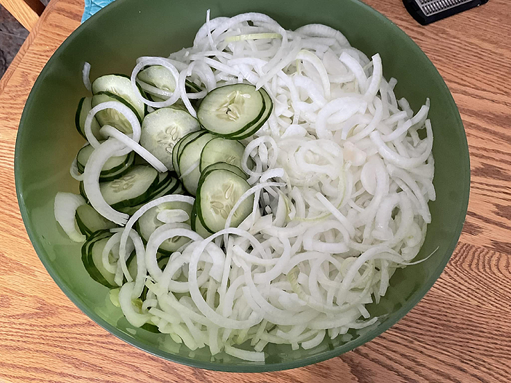 Cornichons congelés