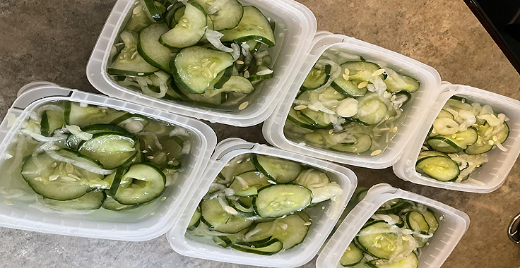 Recette de Cornichons congelés