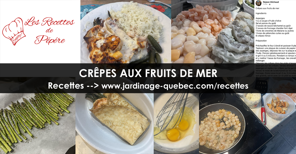 Crêpes aux fruits de mer