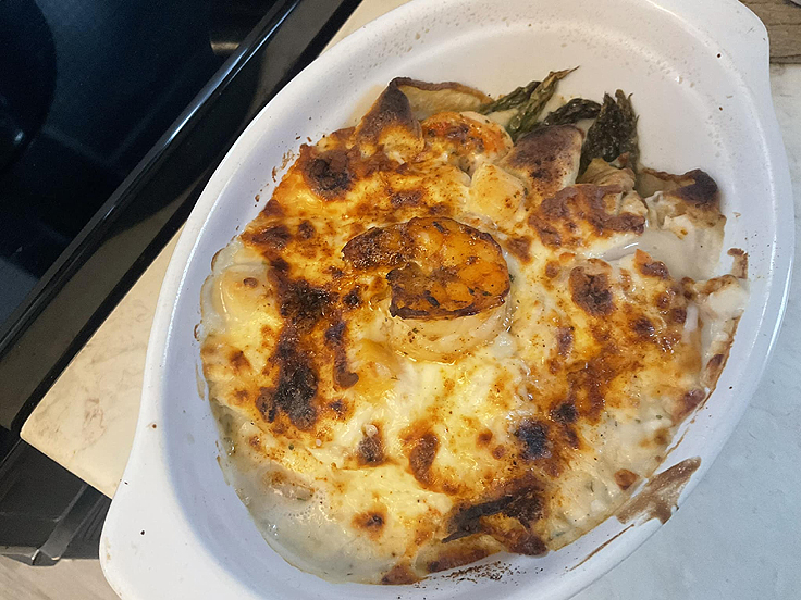 Crêpes aux fruits de mer