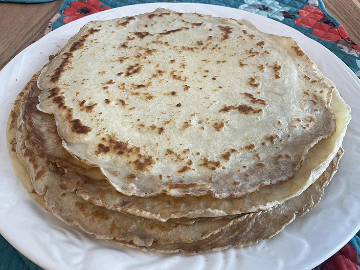 Crêpes aux fruits de mer