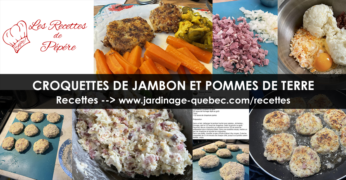 Croquettes de jambon et pommes de terre
