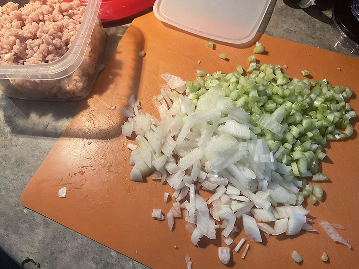Farce de patates pour dinde