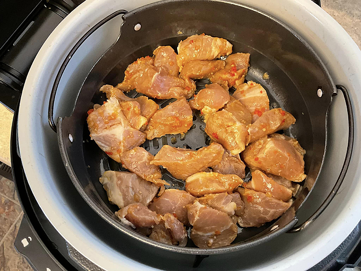 Flanc de porc au air fryer