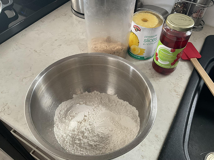 Gâteau renversé à l'ananas