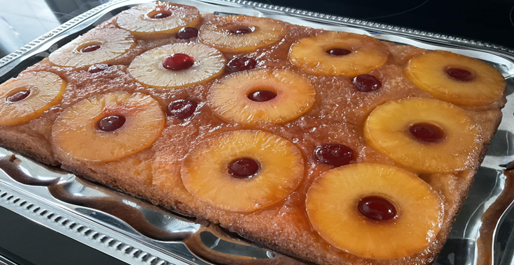 Recette de Gâteau renversé à l'ananas