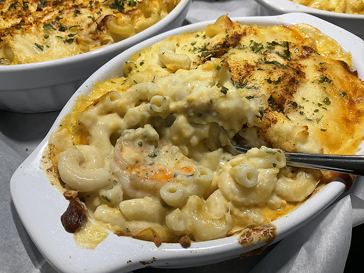 Macaroni au fromage et homard