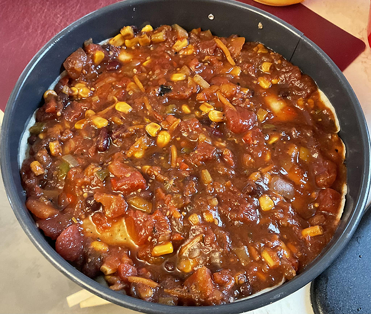 Pizza mexicaine