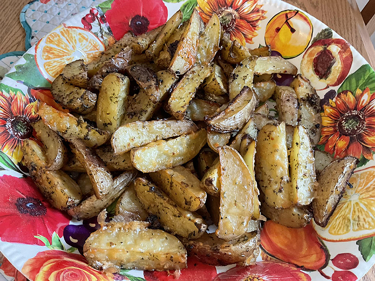 Pommes de terre parmesan et ail