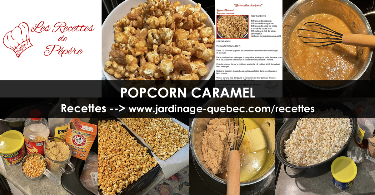 Popcorn au caramel