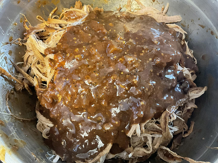 Recette de Porc effiloché