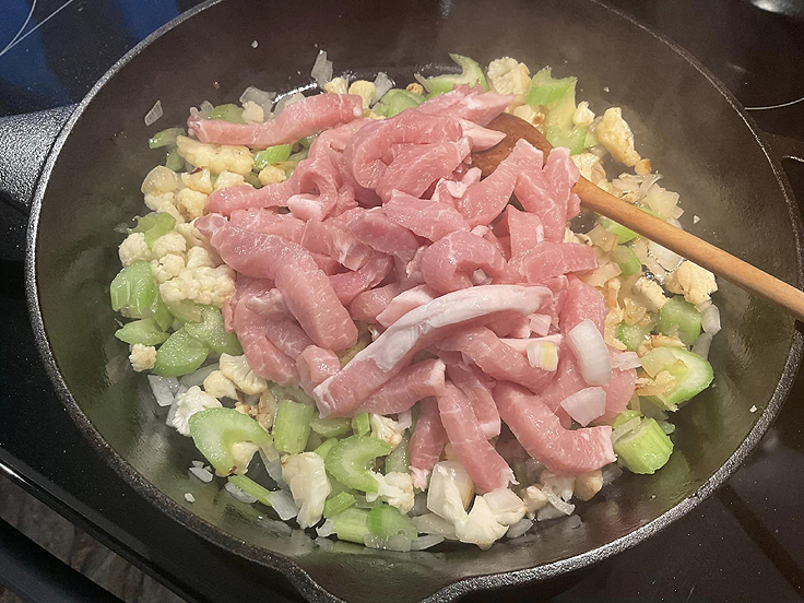 Recette de Porc sauté à l'ananas