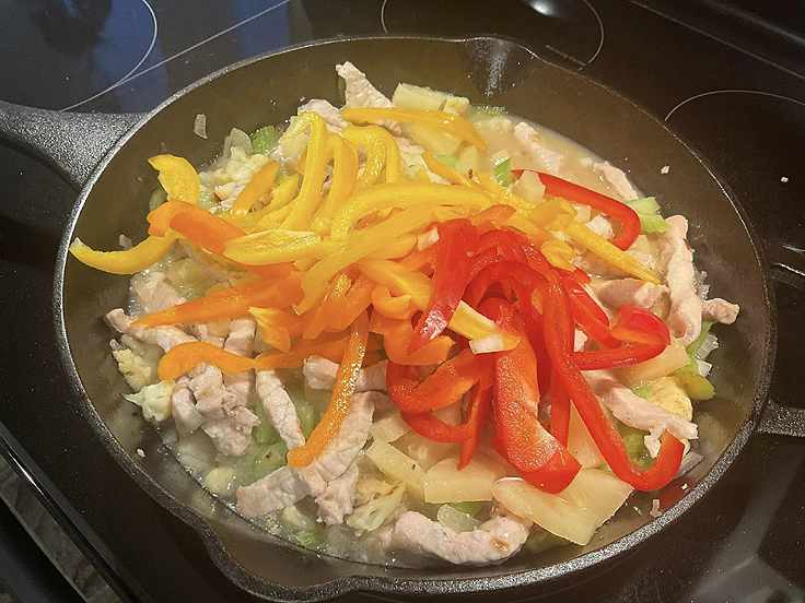 Recette de Porc sauté à l'ananas