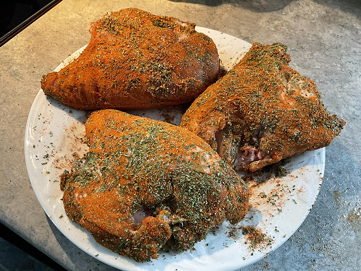 Recette de Poulet et riz au paprika au four