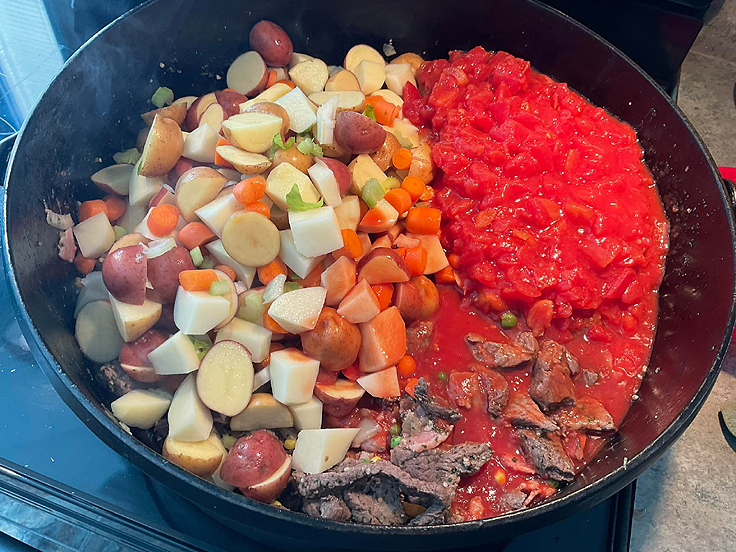 Recette de Ragoût au boeuf