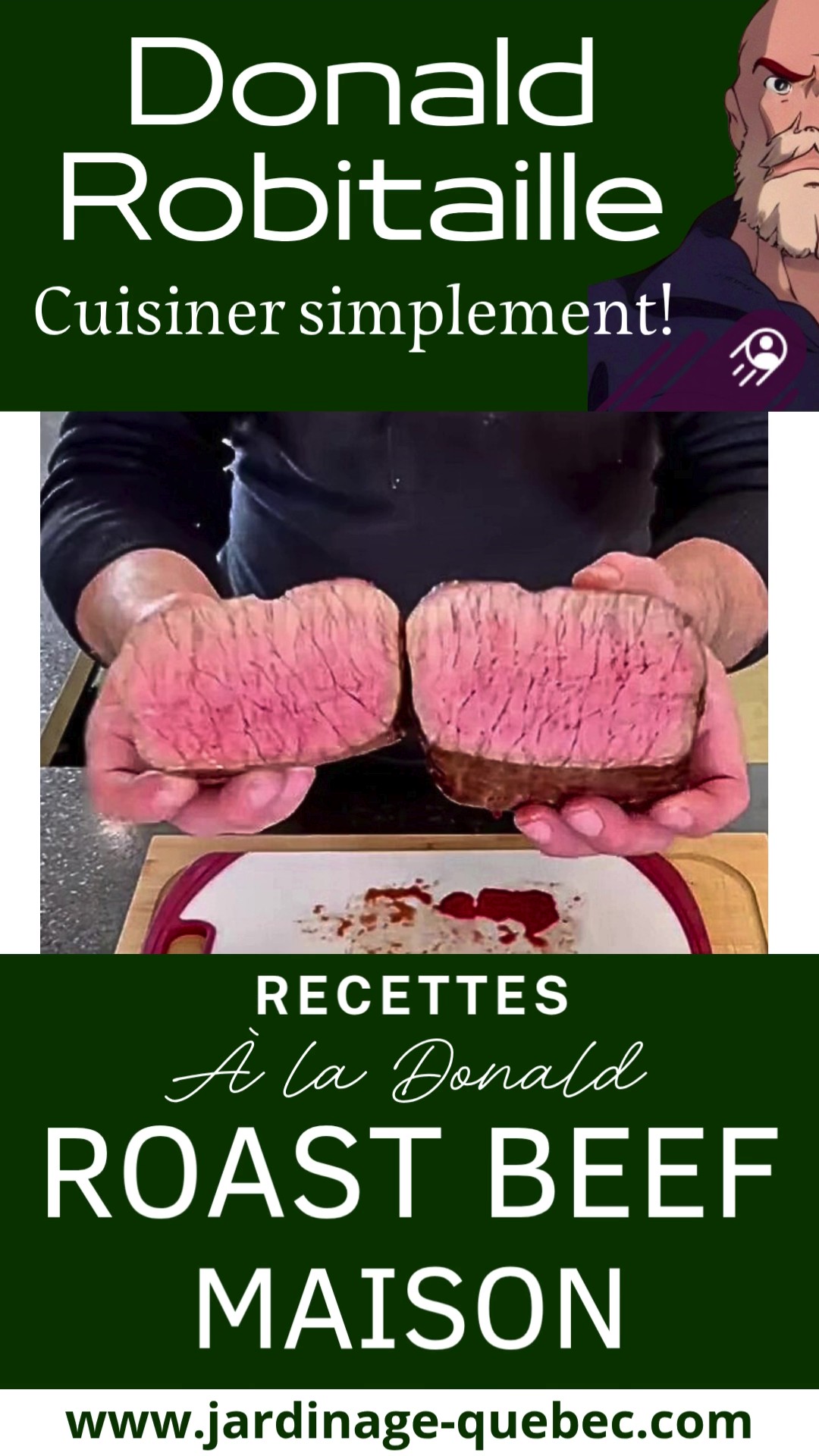 Rosbeef au four avec sauce maison