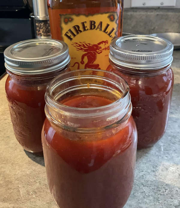 Sauce BBQ Fireball