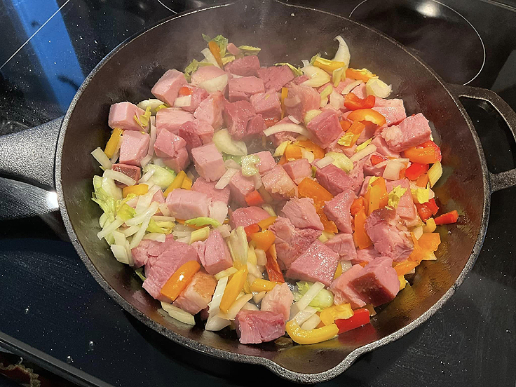 Sauce jambon ananas