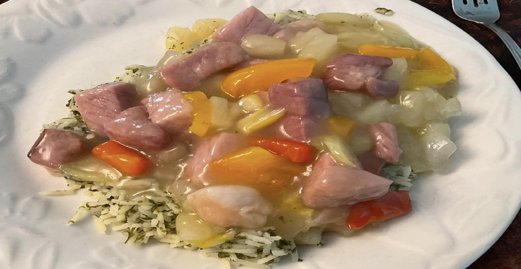 Recette de Sauce jambon ananas