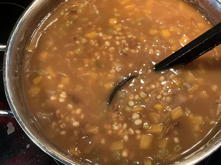 Recette de Soupe à l'Orge et au Boeuf