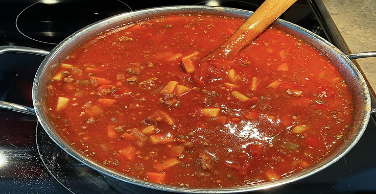 Recette de Soupe au boeuf haché