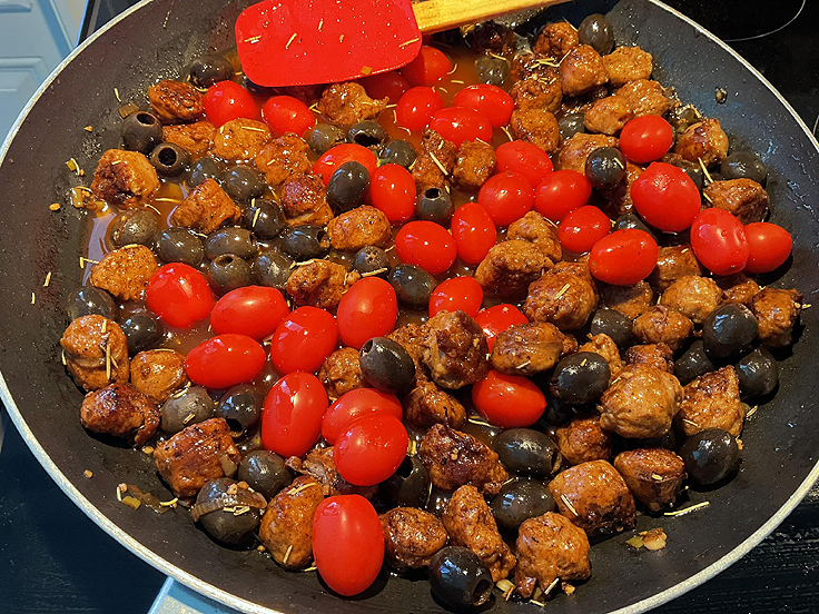 Spaghetti au vinaigre balsamique