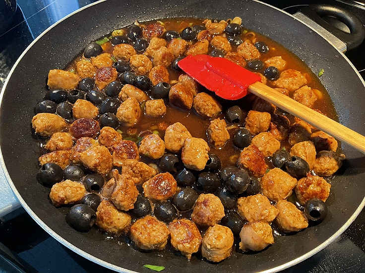 Spaghetti au vinaigre balsamique