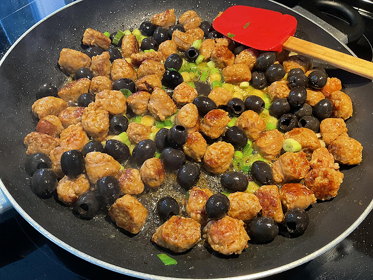 Spaghetti au vinaigre balsamique