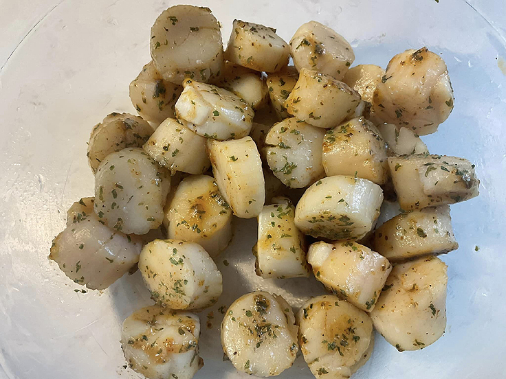 Recette de Spaghetti crémeux aux pétoncles