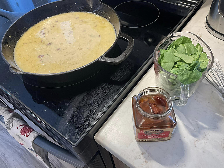 Spaghetti crémeux aux pétoncles