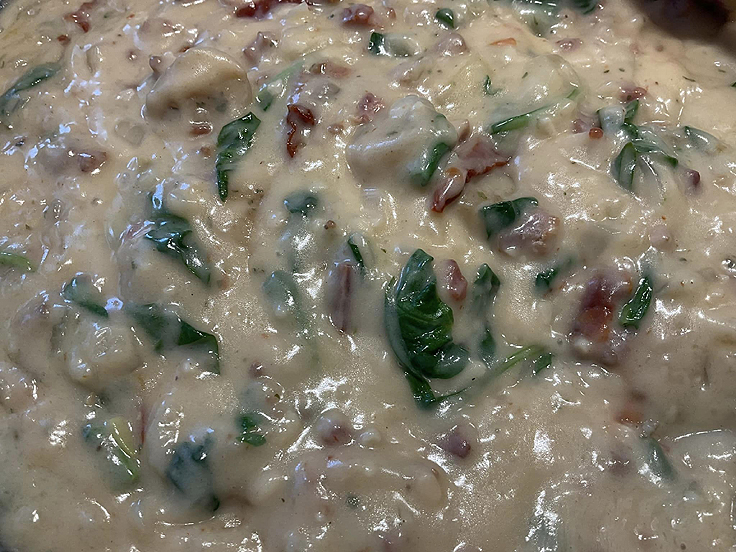 Recette de Spaghetti crémeux aux pétoncles