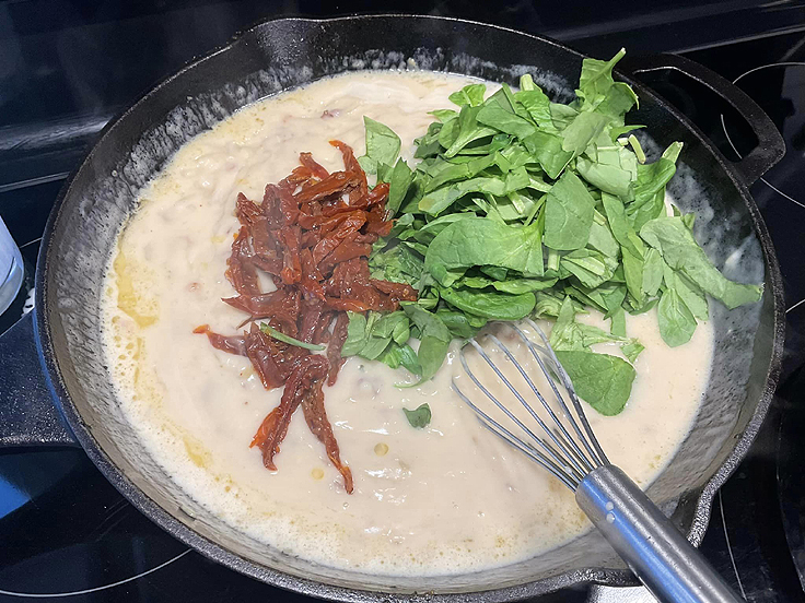 Recette de Spaghetti crémeux aux pétoncles