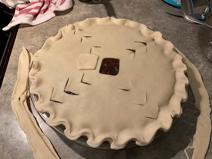 Tarte aux pommes caramel