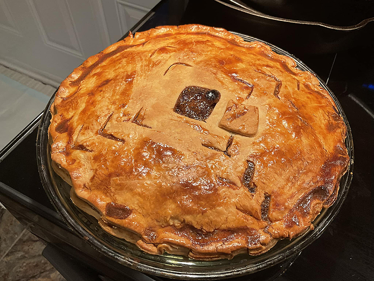 Tarte aux pommes caramel