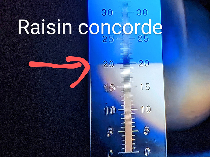 Utiliser réfractomètre