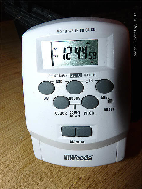 Minuterie pour lampe de culture - Minuteur Semis int�rieur