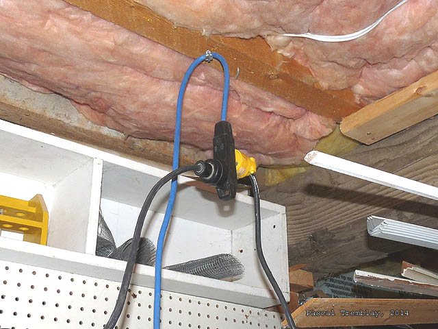 Installation �lectrique pour table de culture pour semis int�rieur