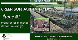 Jardin Potager - Aménager les planches de culture