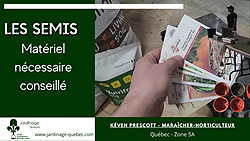 Matériel pour partir les semis