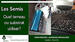 Terreau ou substrat pour semis