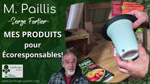 Les produits pour jardinier écoresponsables de ma boutique
