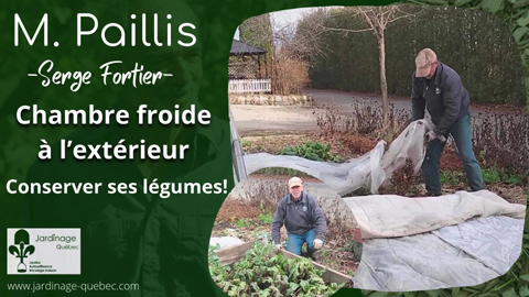 Conservation des légumes en hiver à l'extérieur