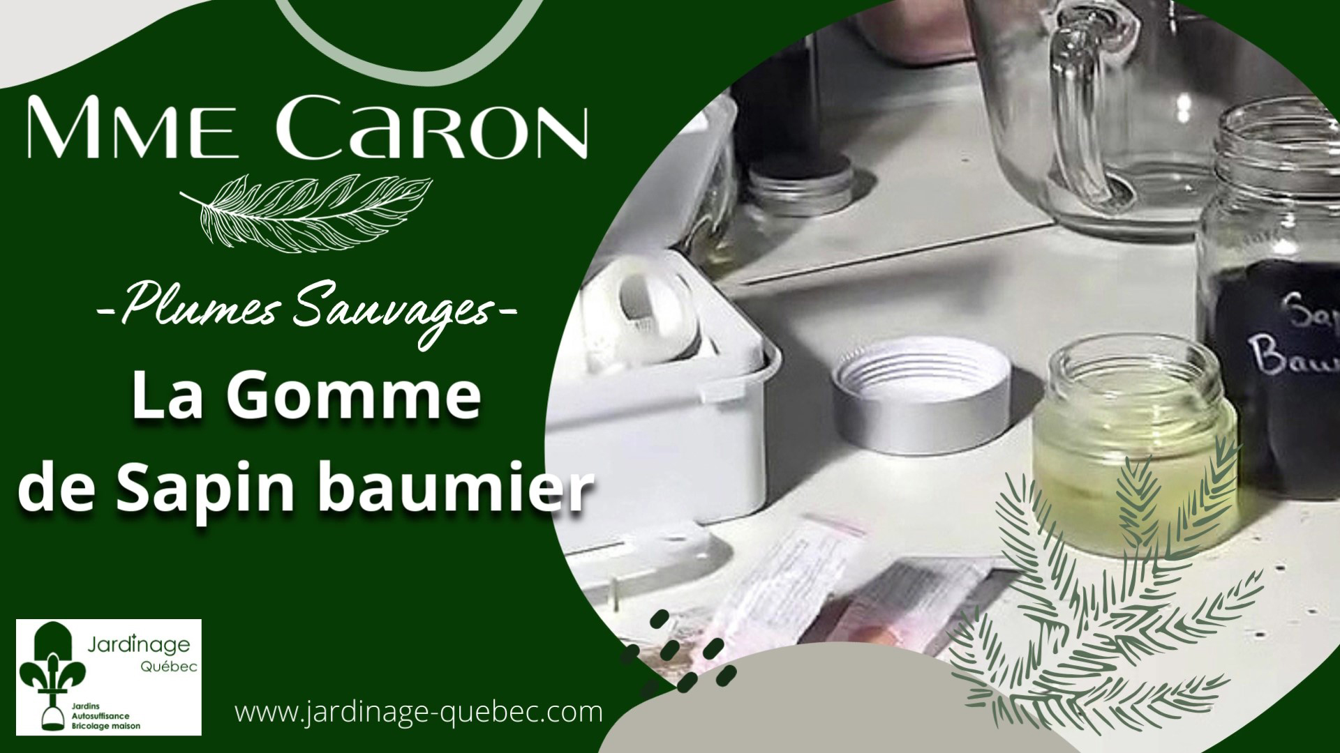 Gomme de sapin baumier