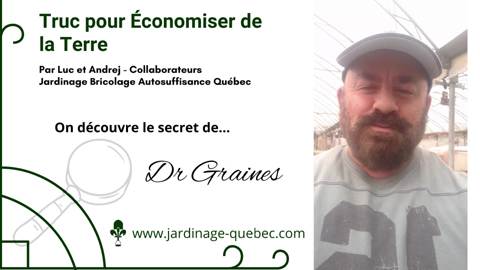 Économie de terre dans ses contenants