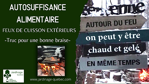 Comment obtenir de bonnes braises d'un feu de cuission extérieur