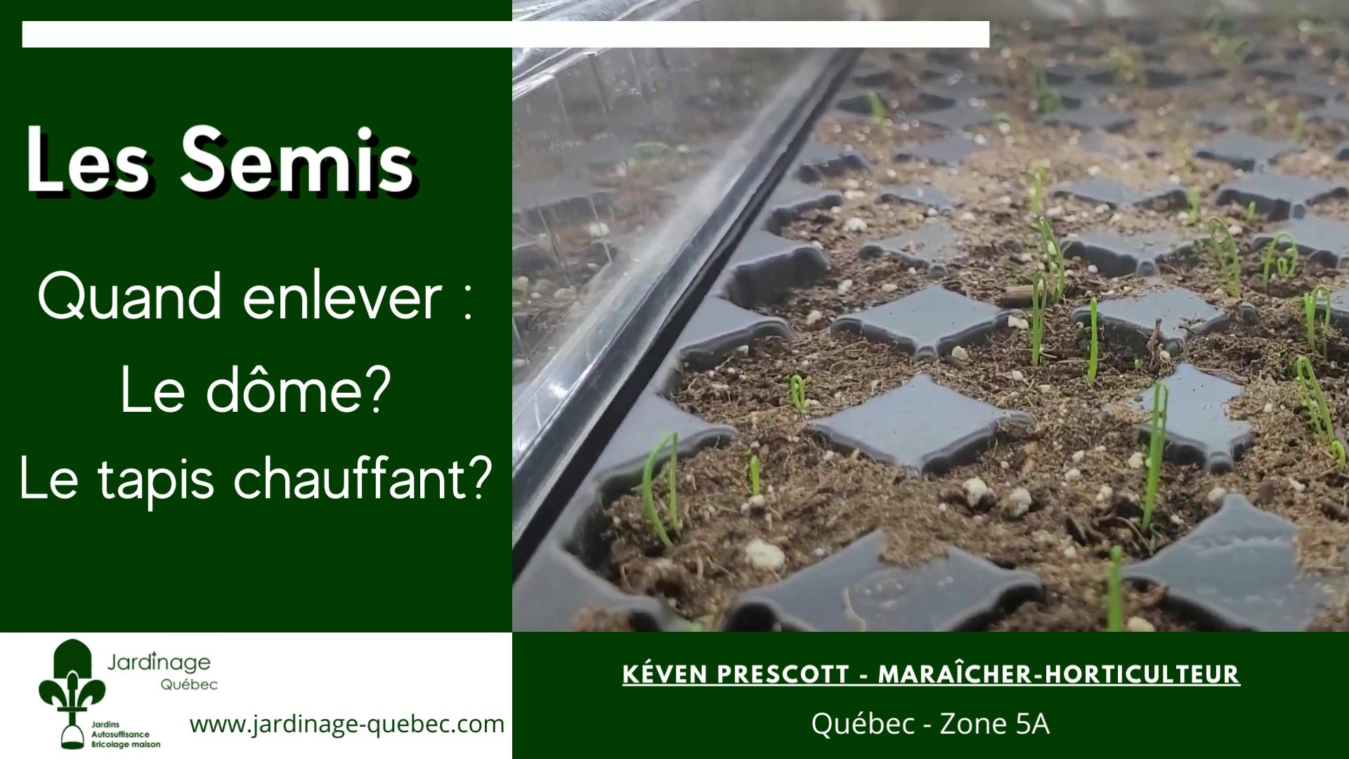 Tapis chauffant pour semis