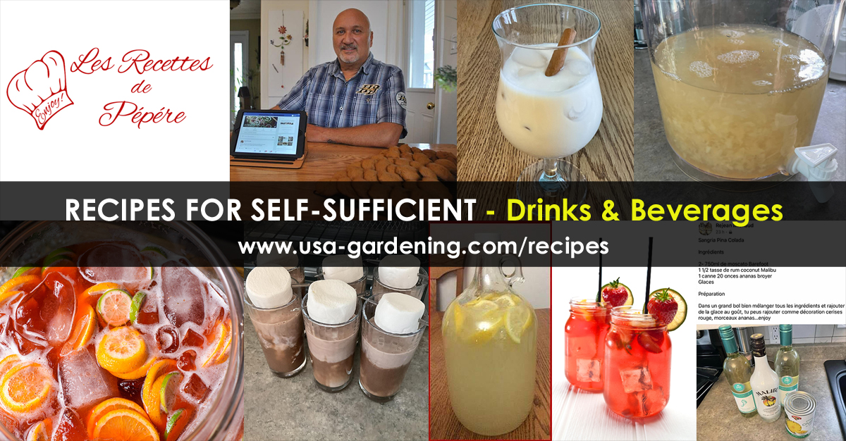Recipes of Drinks and Beverages