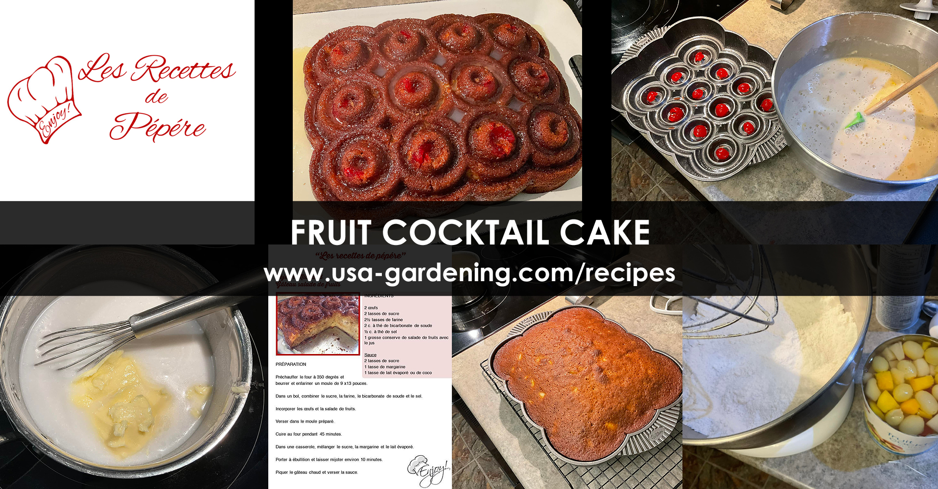 Fruit Cocktail Cake - Recipes for Self-Sufficient Living